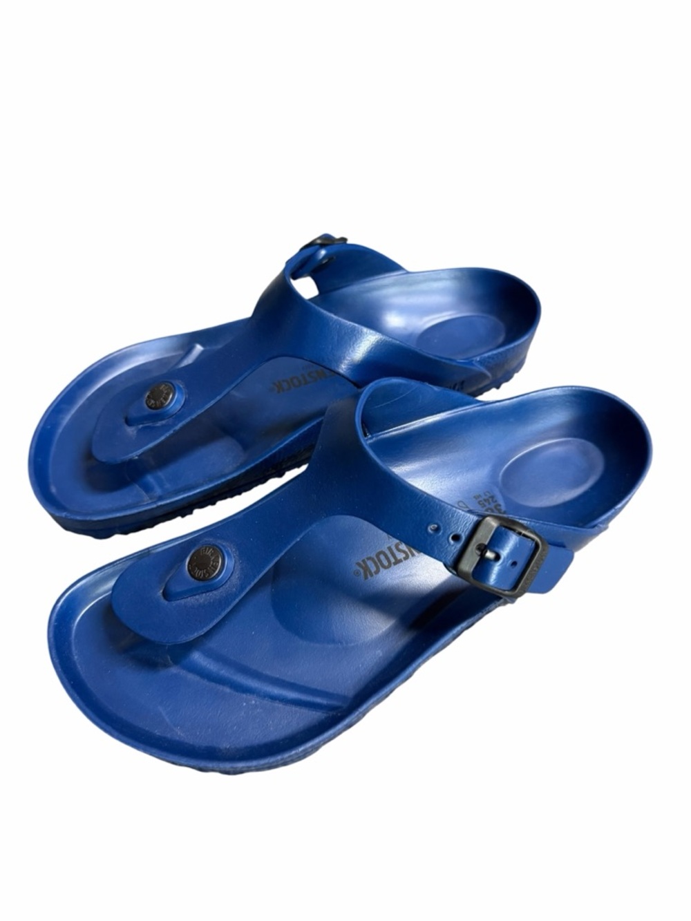 Birkenstock Blue EVA Gizeh Thong Sandals